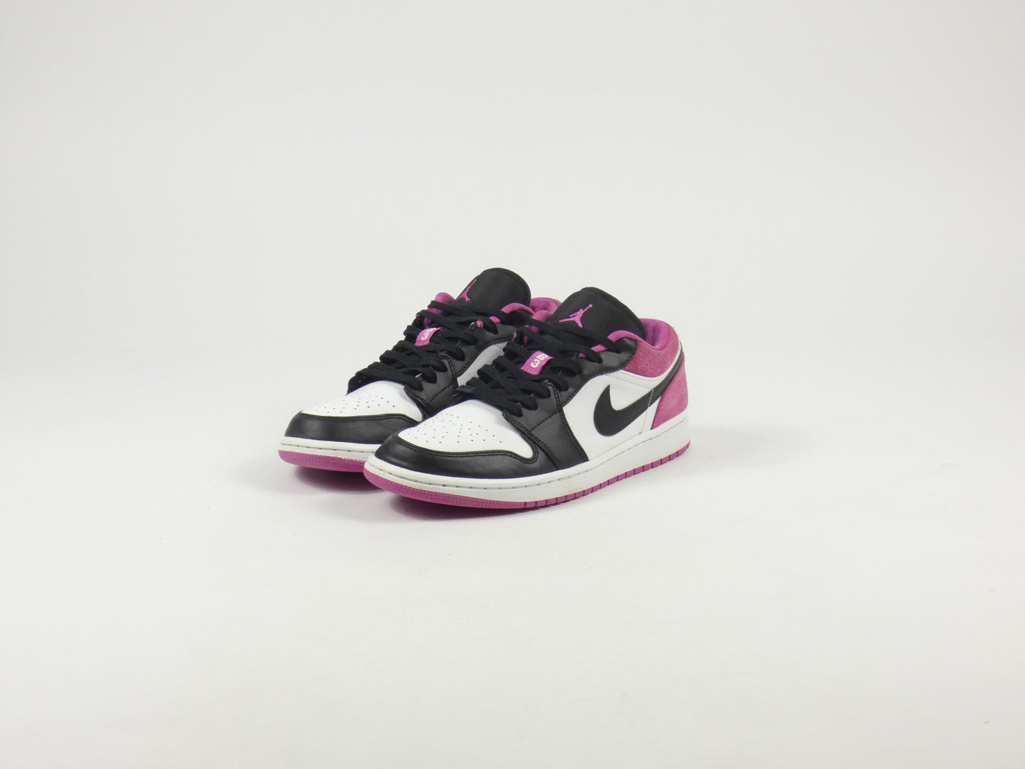 Air Jordan 1 Low Black Active Fuchsia
