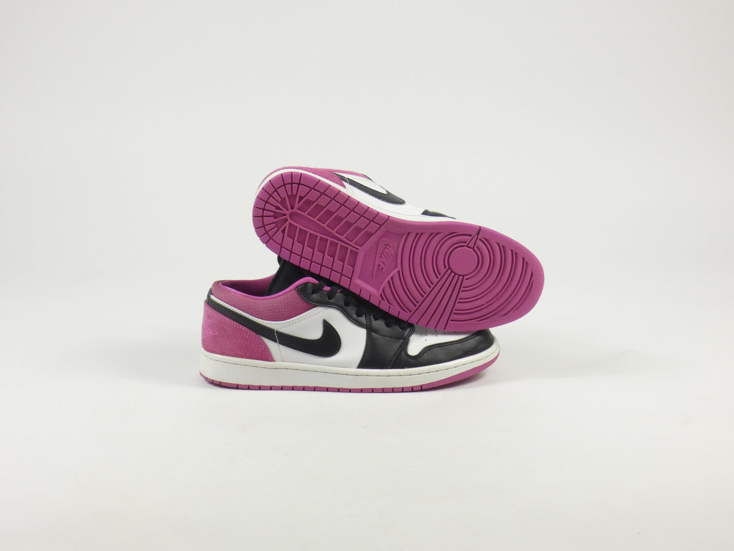 Air Jordan 1 Low Black Active Fuchsia