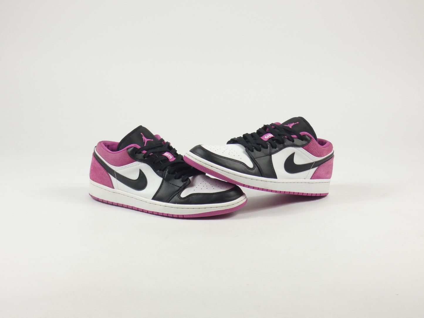 Air Jordan 1 Low Black Active Fuchsia