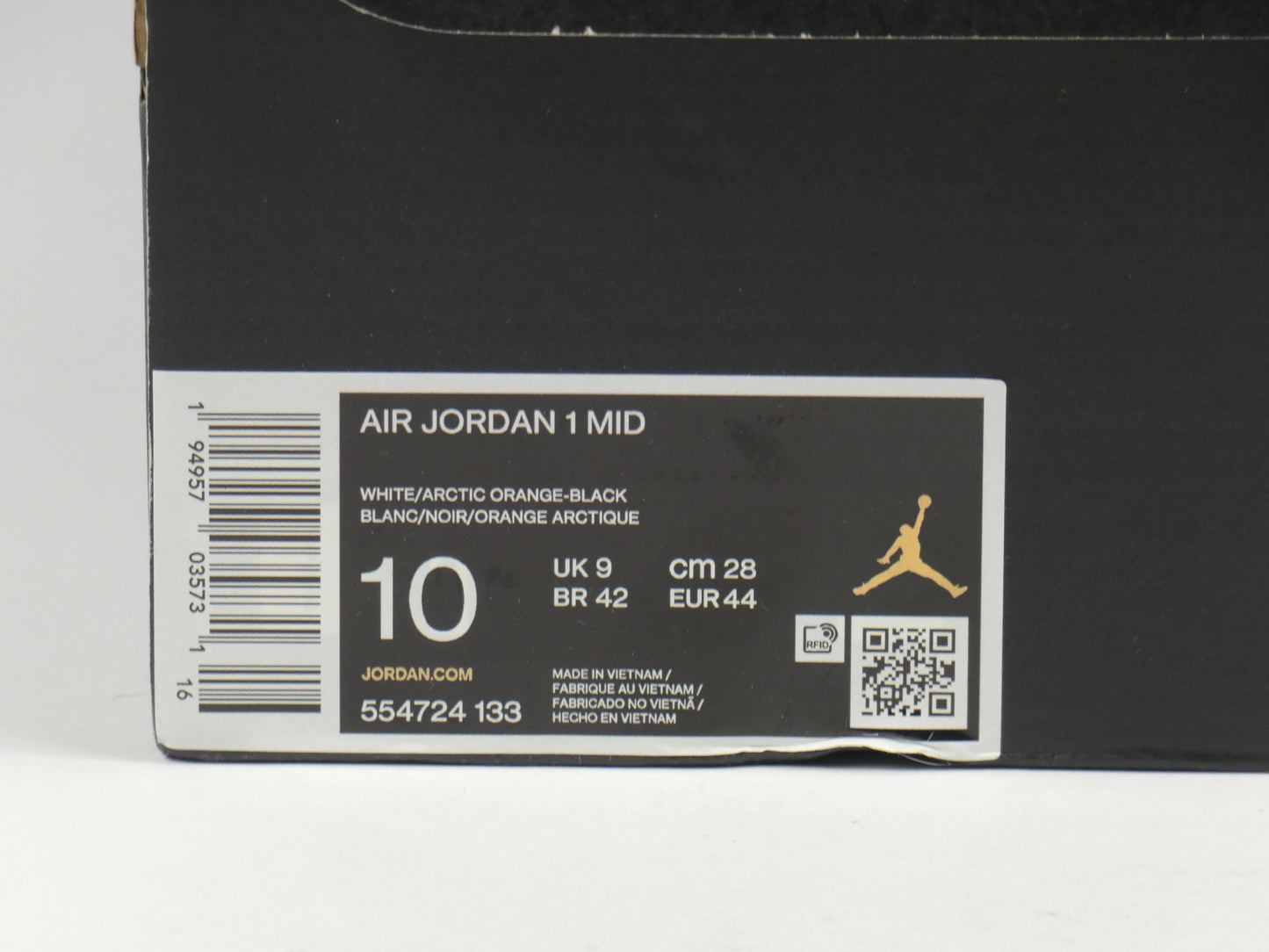 Air Jordan 1 Mid Artic Orange