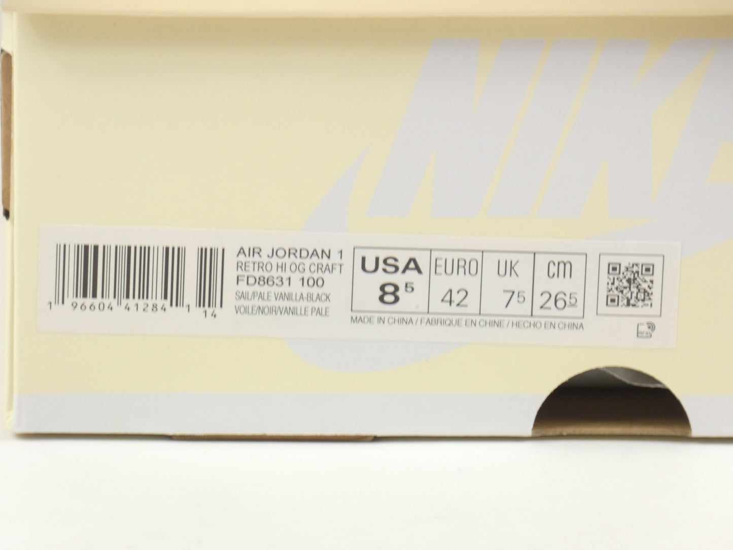 Air Jordan 1 High OG Craft Vibrations Of Naija