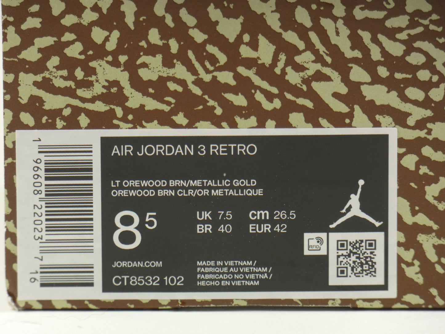 Air Jordan 3 Palomino