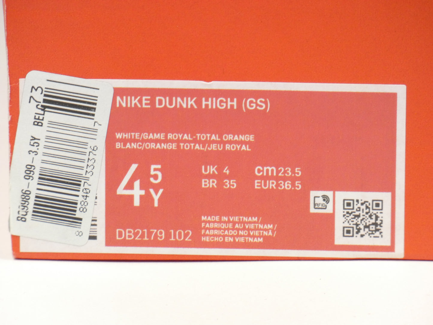 Nike Dunk High Game Royal