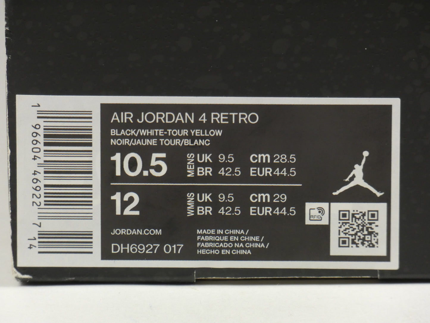 Air Jordan 4 Yellow Thunder