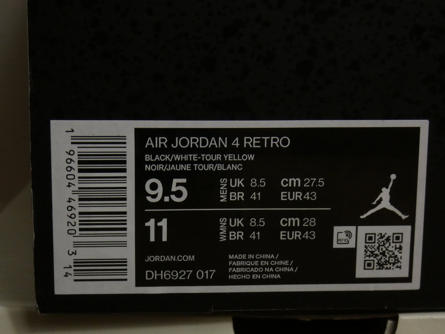 Air Jordan 4 Yellow Thunder