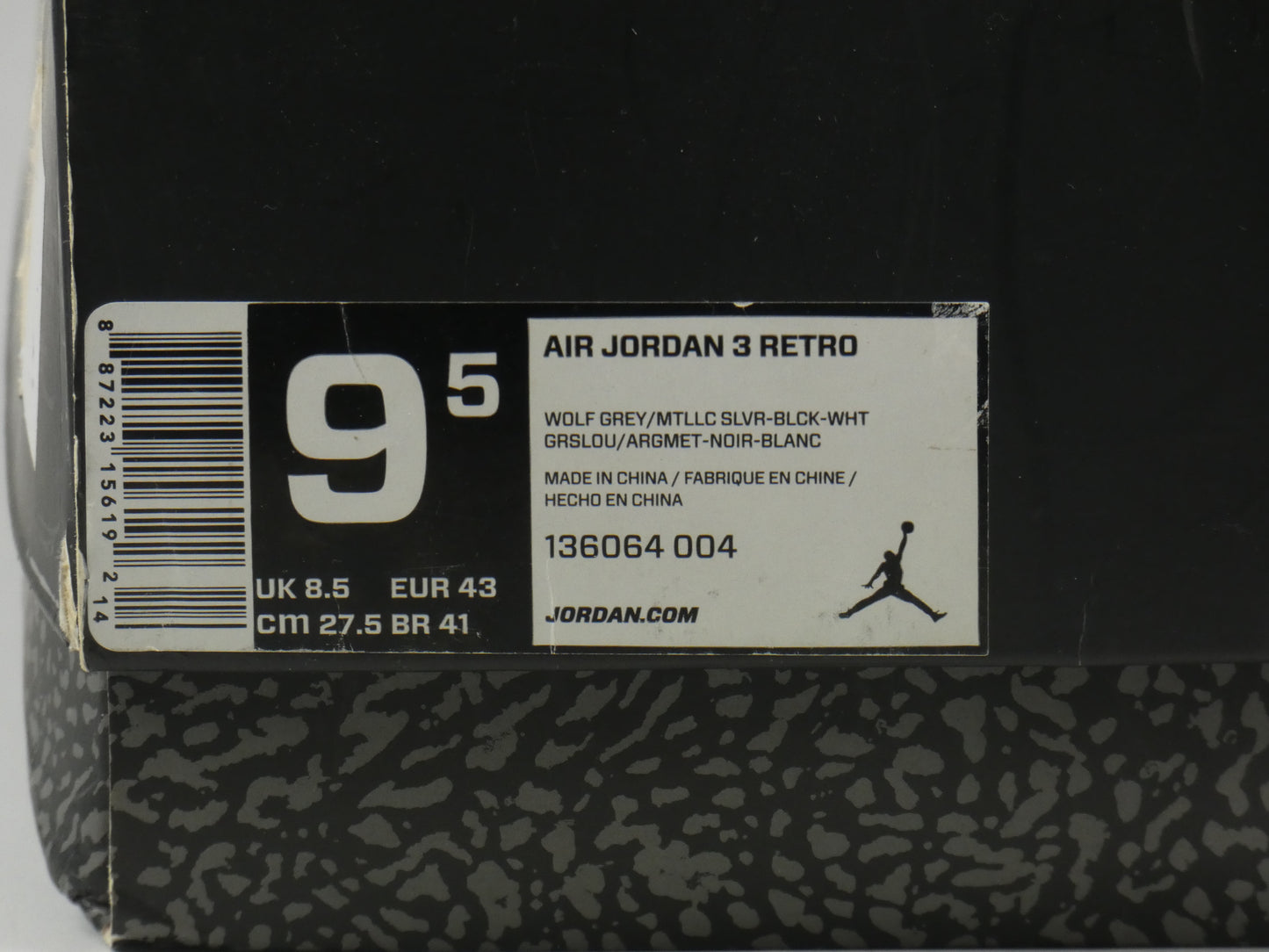 Air Jordan 3 Wolf Grey