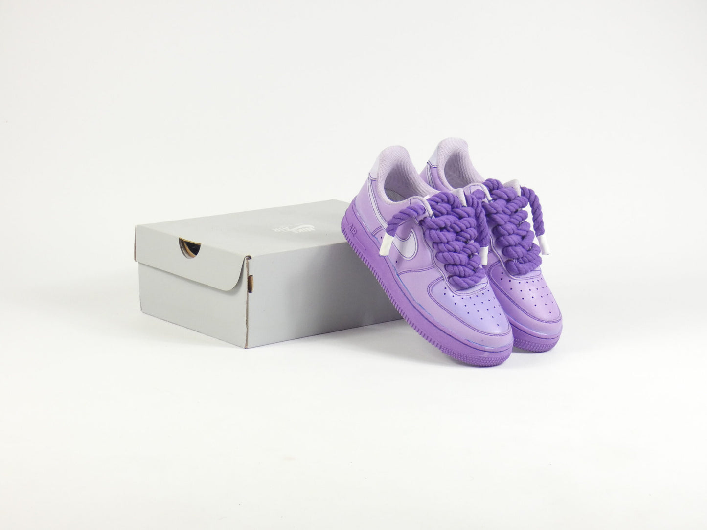 Nike Air Force 1 Rope Laces Purple