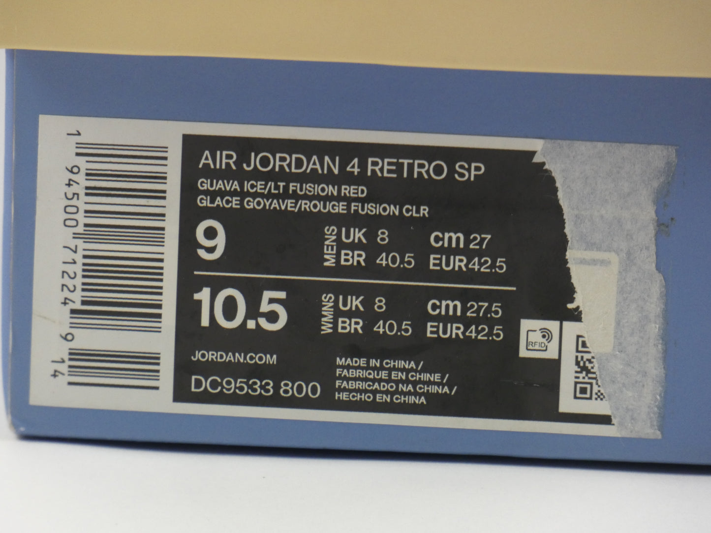 Air Jordan 4 Union Guava Ice