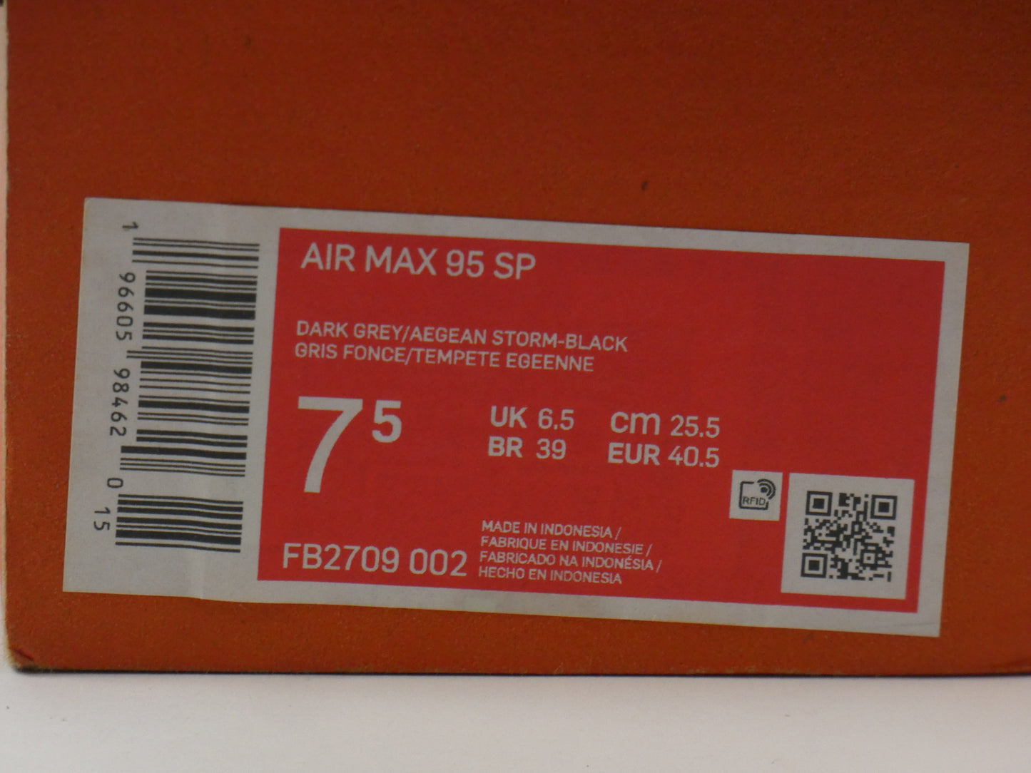 Nike Air Max 95 Corteiz Aegean Storm
