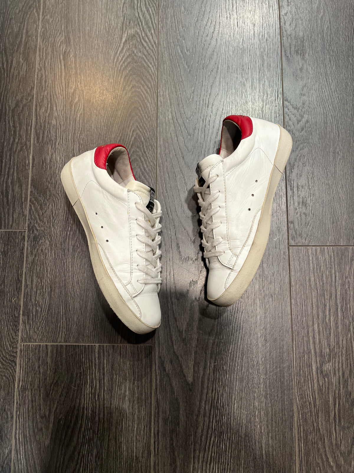 Golden Goose Superstar White Red