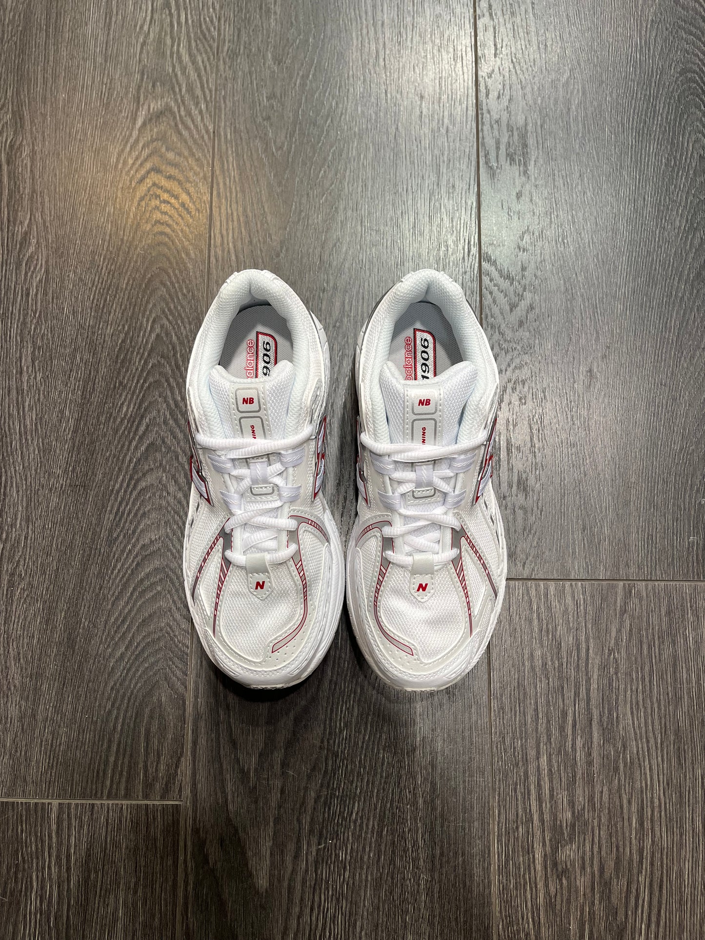 New Balance 1906 White Laser Red