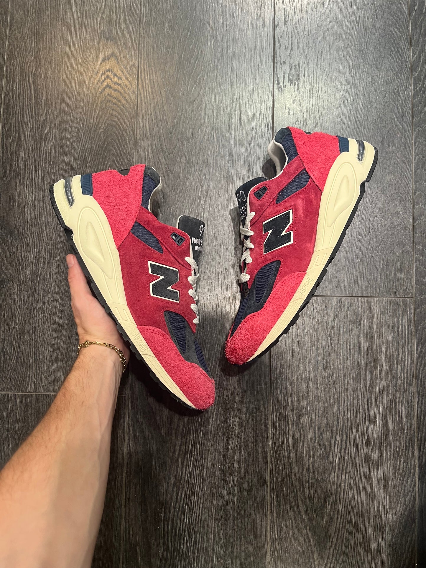 New Balance 990 Abzorb Red