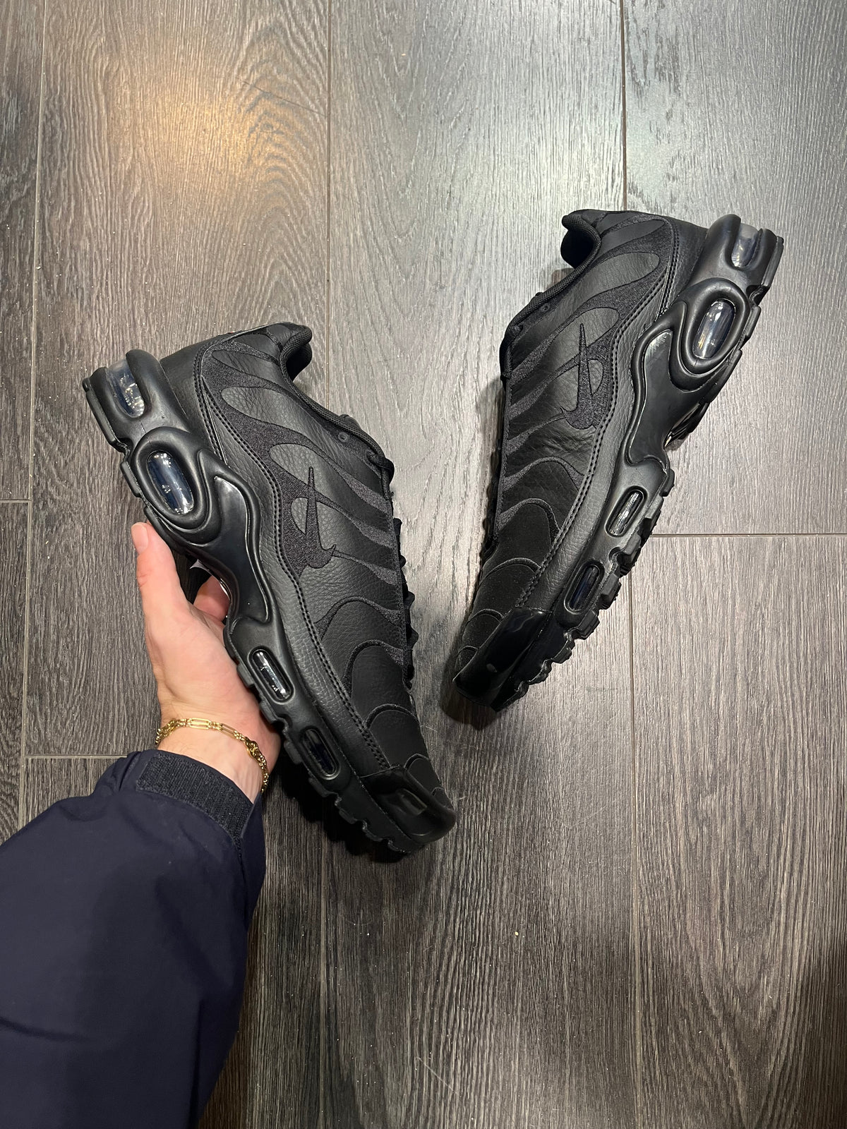 Nike Air Max Plus Cuir Triple Black