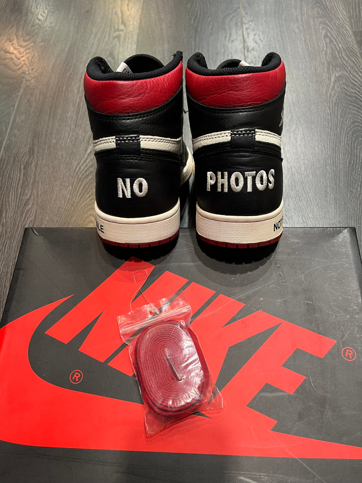 Air Jordan 1 High Not For Resale Red