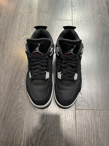 Air Jordan 4 Black Canvas