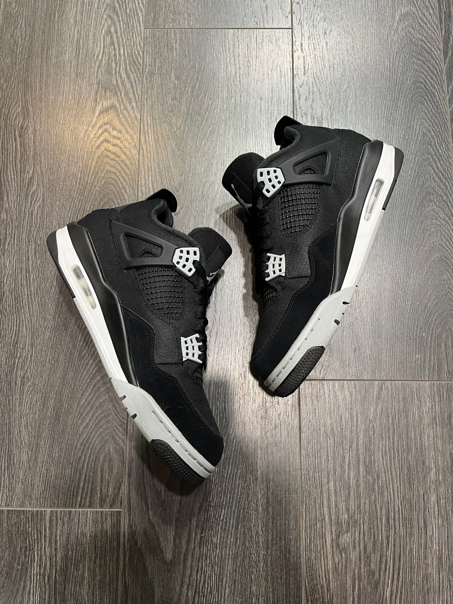 Air Jordan 4 Black Canvas