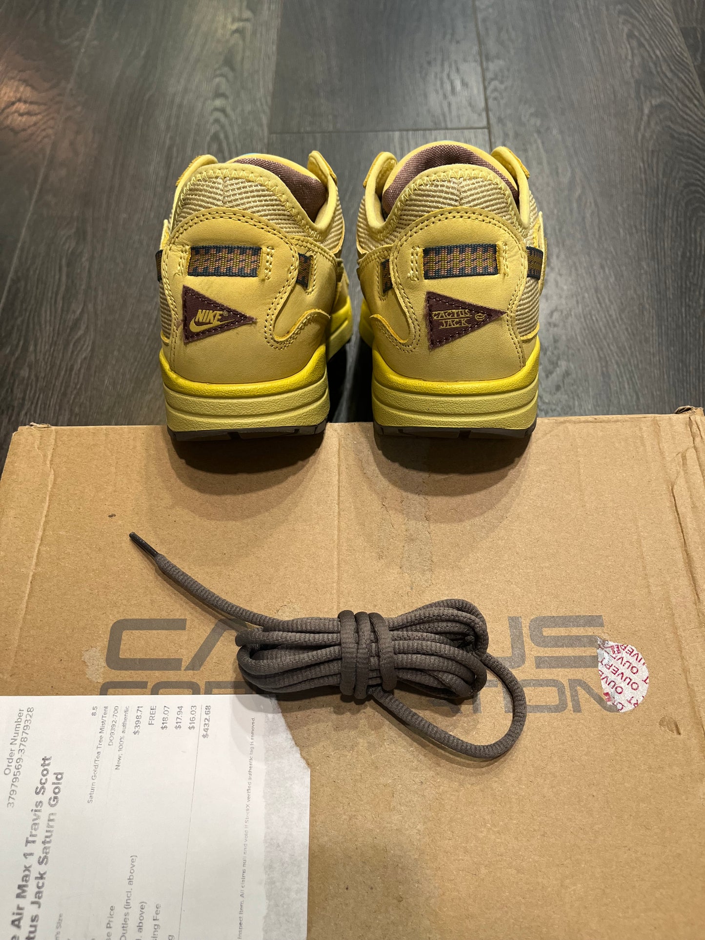 Nike Air Max 1 Travis Saturn Gold