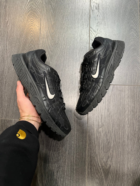 Nike P-6000 Black White Swoosh