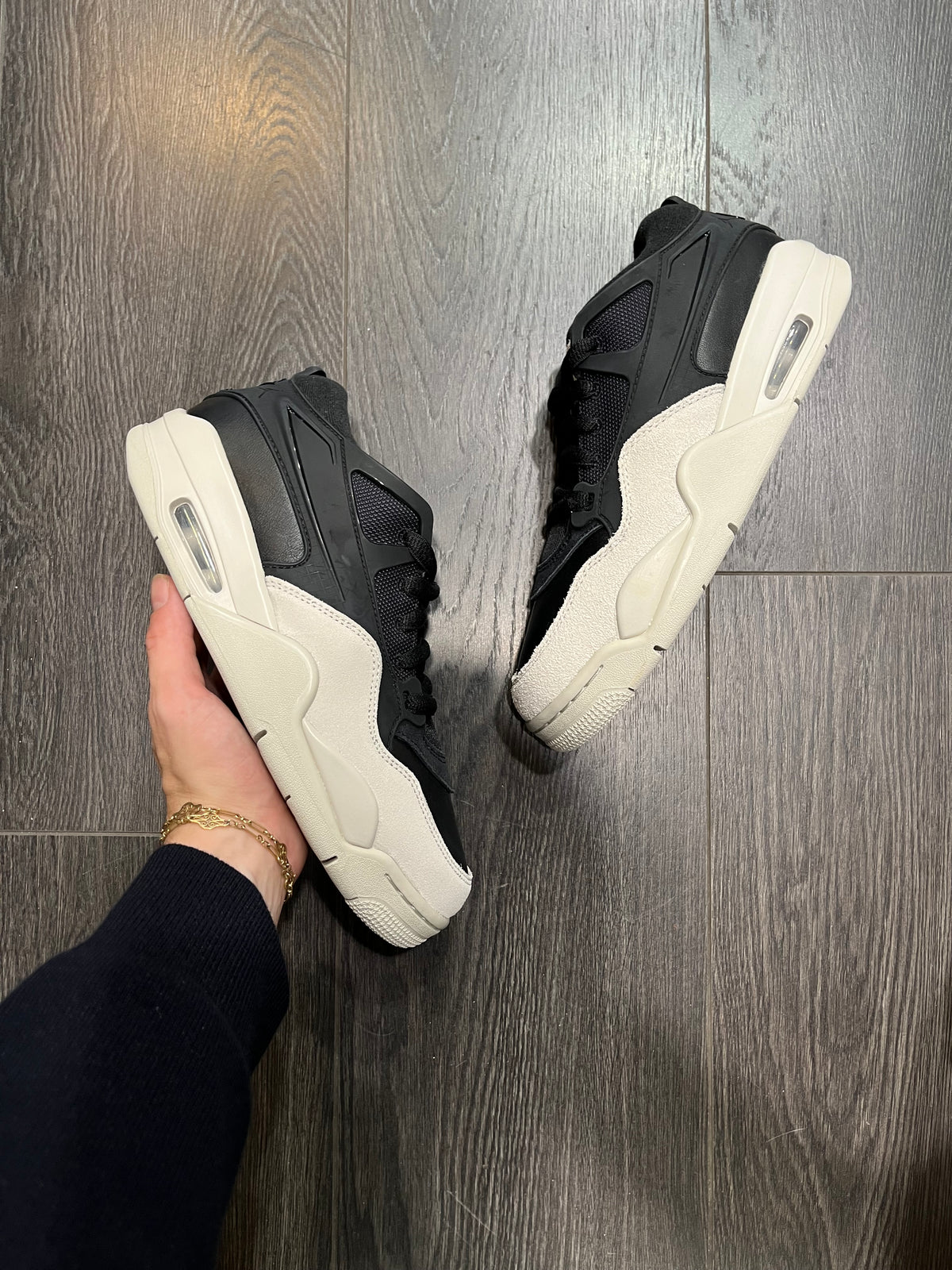 Air Jordan 4 RM Black Light Bone