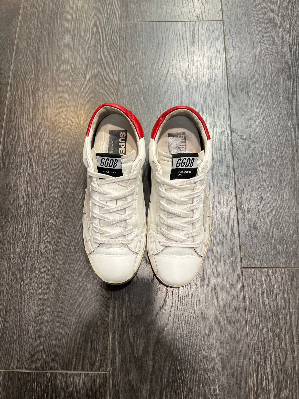 Golden Goose Superstar White Red