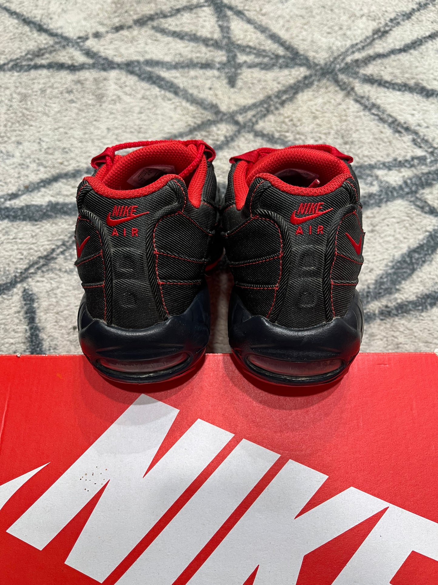 Nike Air Max 95 Black Red By You