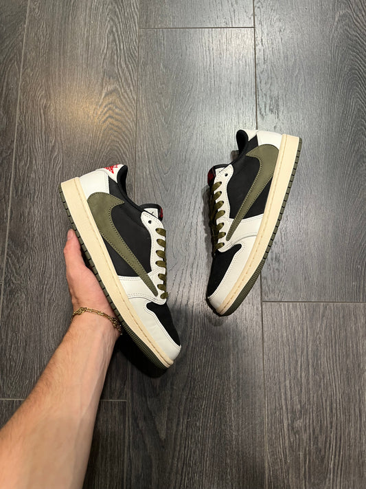 Air Jordan 1 Low Travis Scott Reverse Olive
