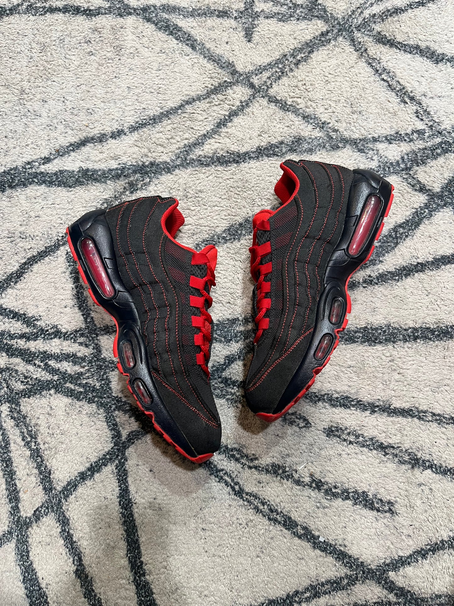 Nike Air Max 95 Black Red By You
