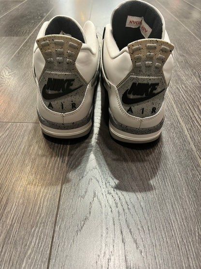 Air Jordan 4 White Cement