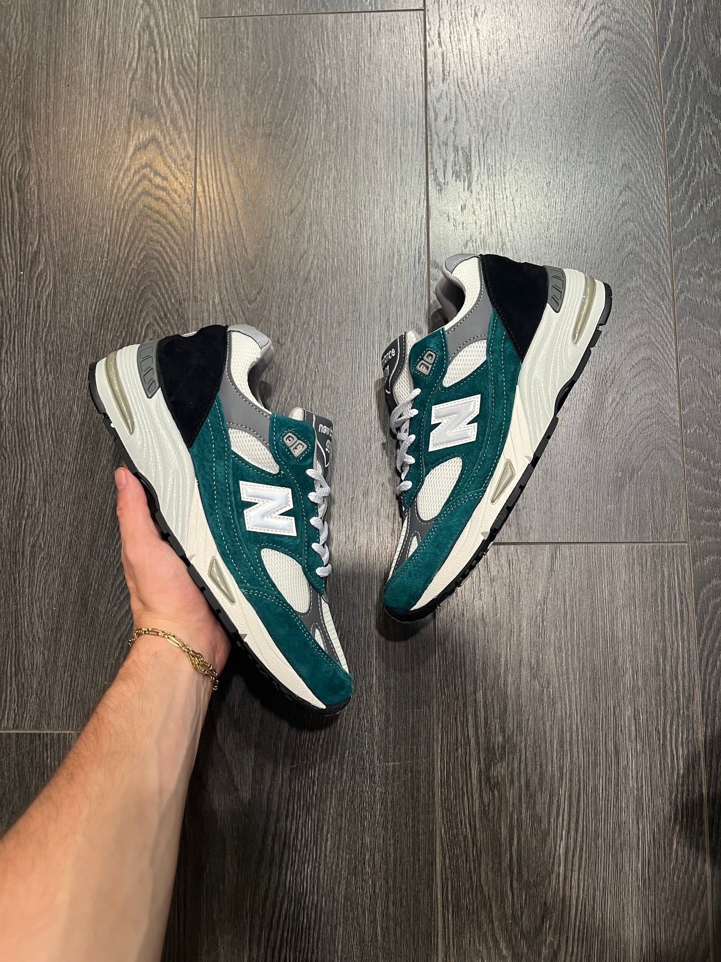 New Balance 991 Made In England Pacific