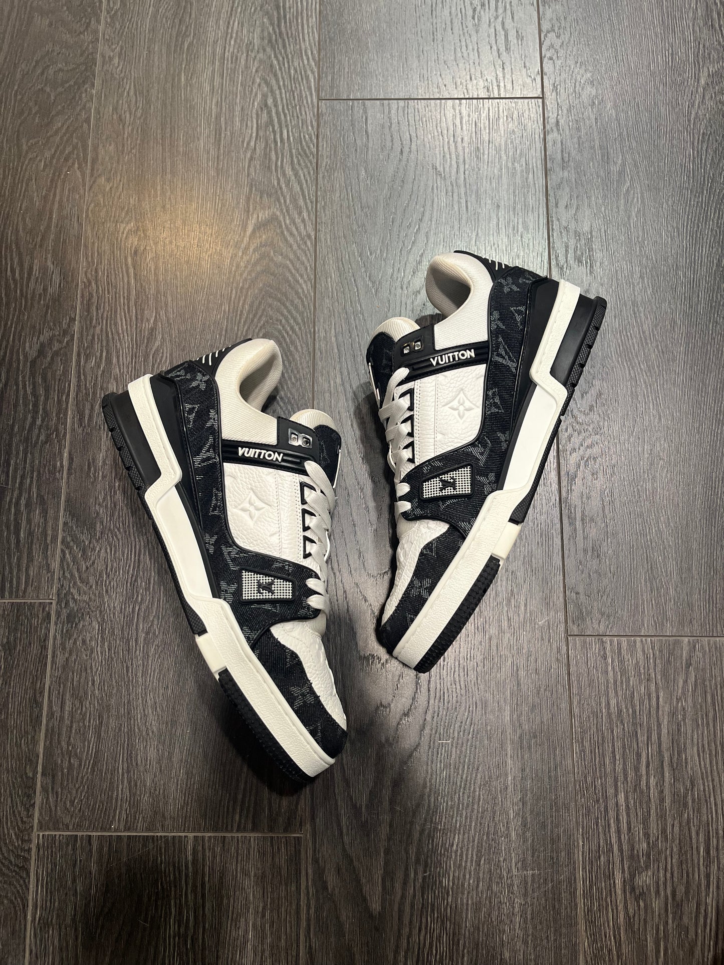 Louis Vuitton Trainer Black Denim