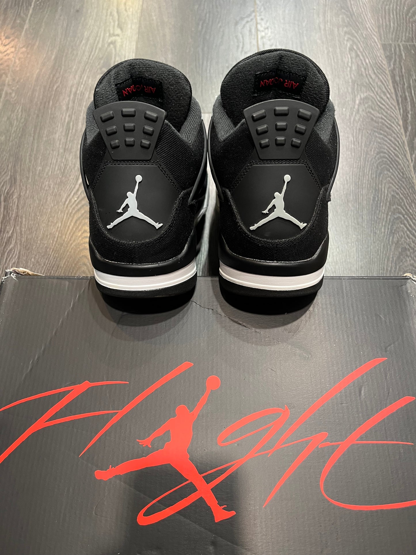 Air Jordan 4 Black Canvas