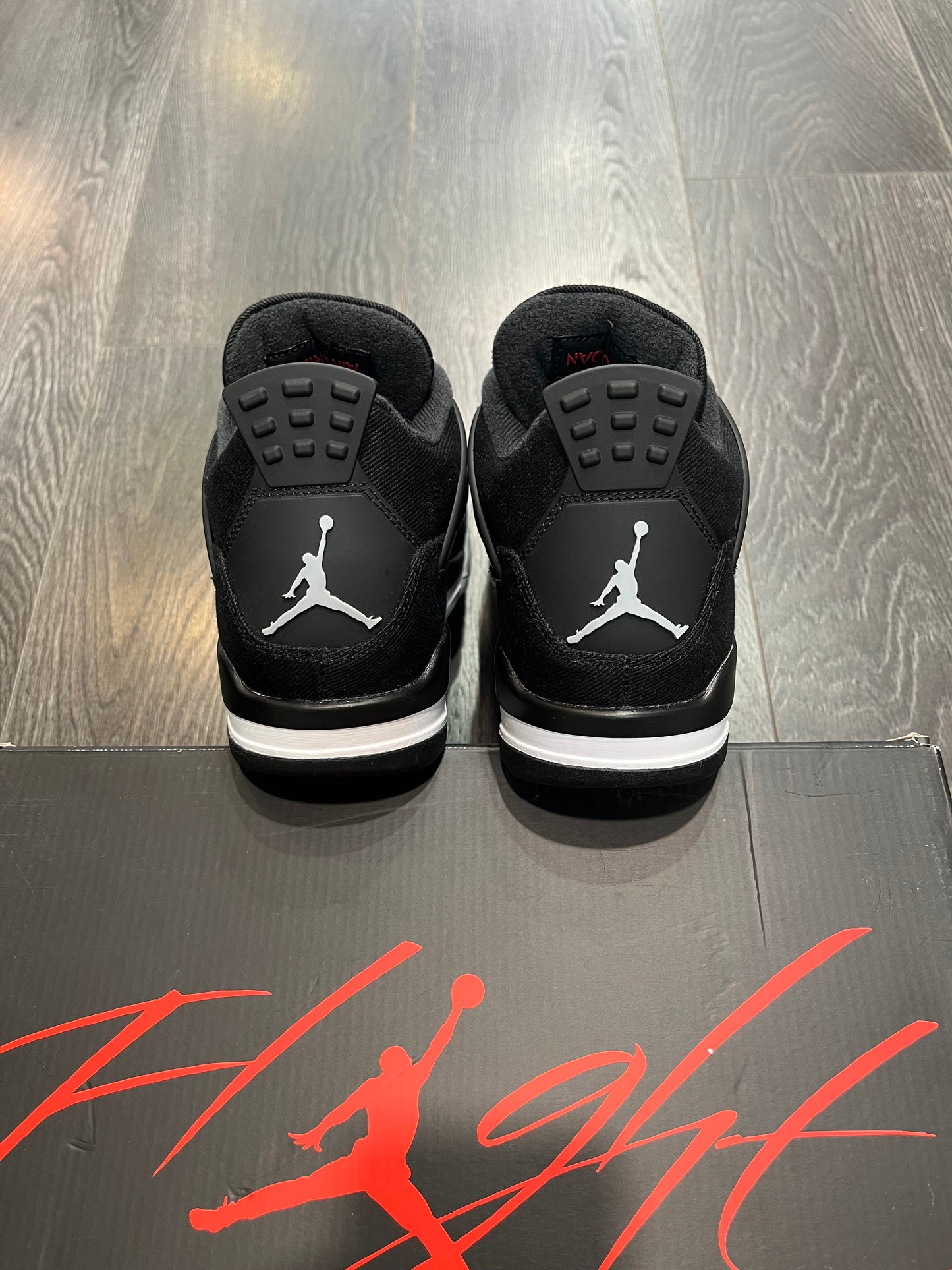 Air Jordan 4 Black Canvas