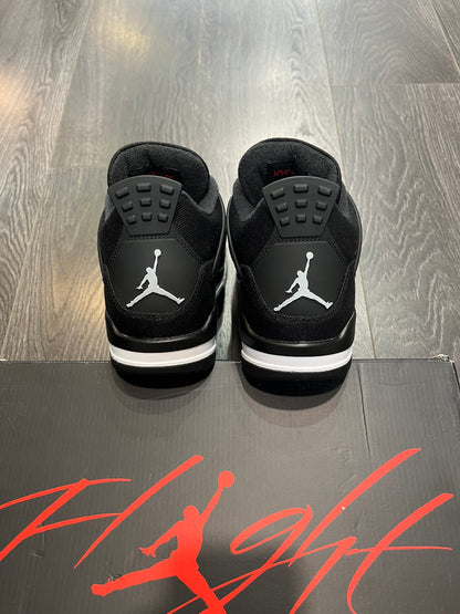 Air Jordan 4 Black Canvas