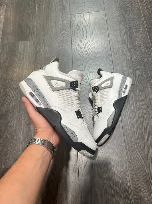Air Jordan 4 White Cement