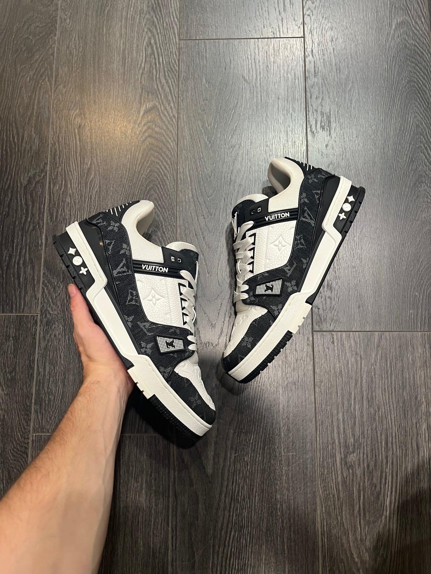 Louis Vuitton Trainer Black Denim