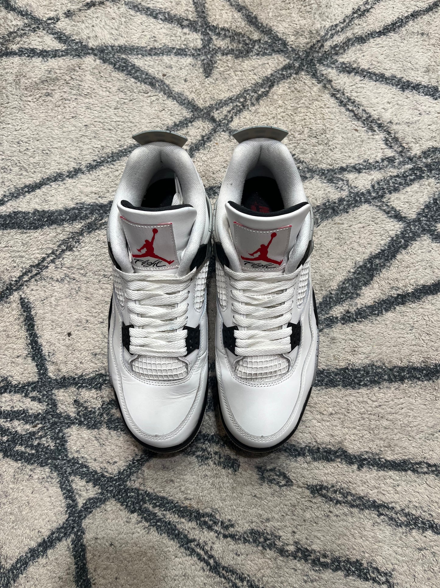 Air Jordan 4 White Cement