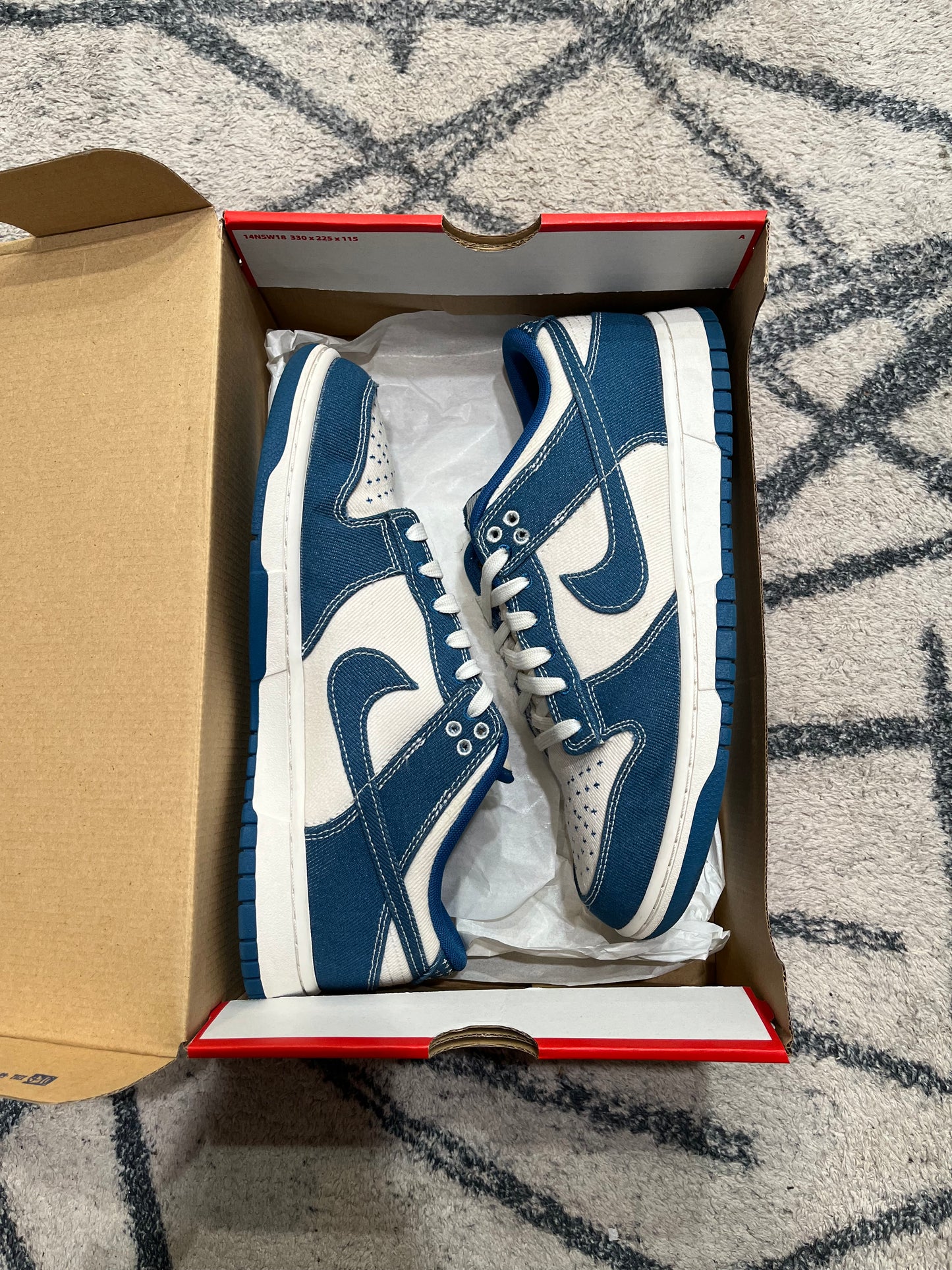 Nike Dunk Low Sashiko Denim