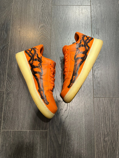 Nike Air Force 1 Skeletons Orange