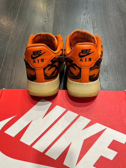 Nike Air Force 1 Skeletons Orange