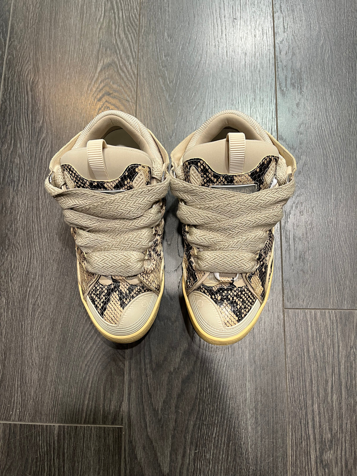 Lanvin Curb Snakeskin