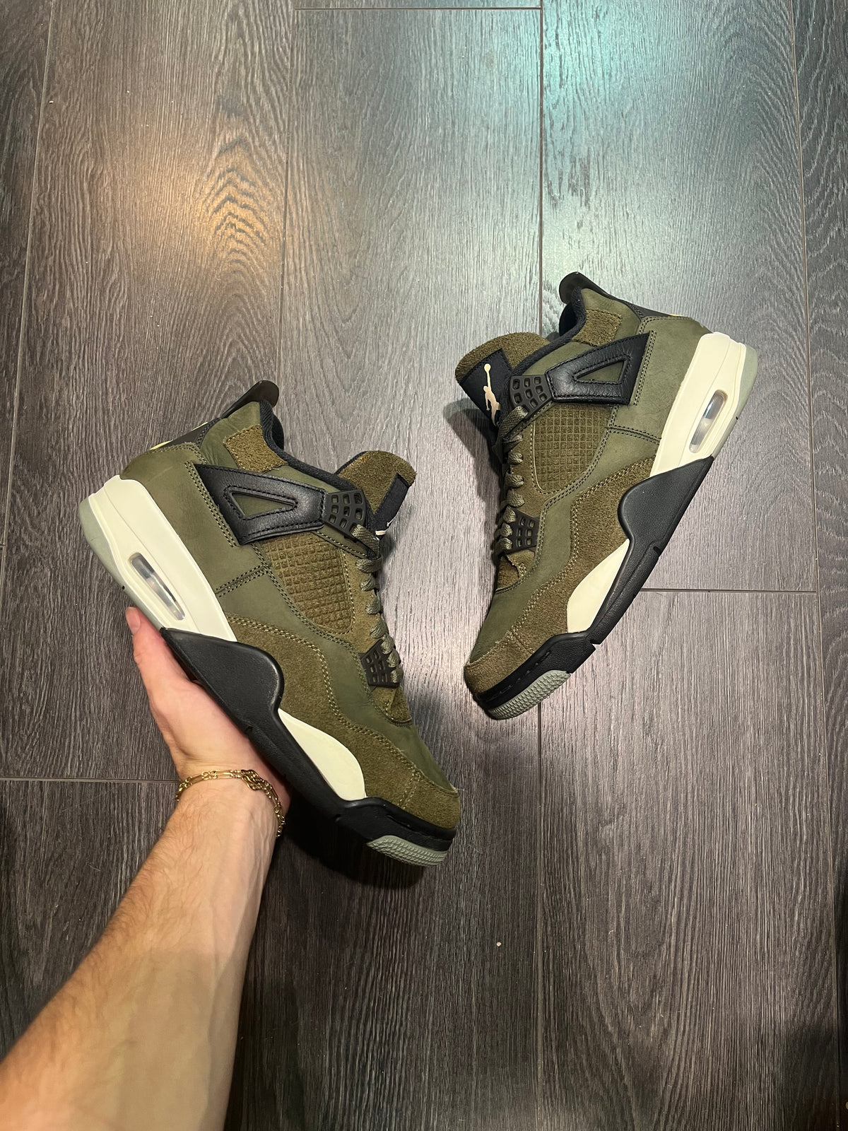 Air Jordan 4 craft Olive