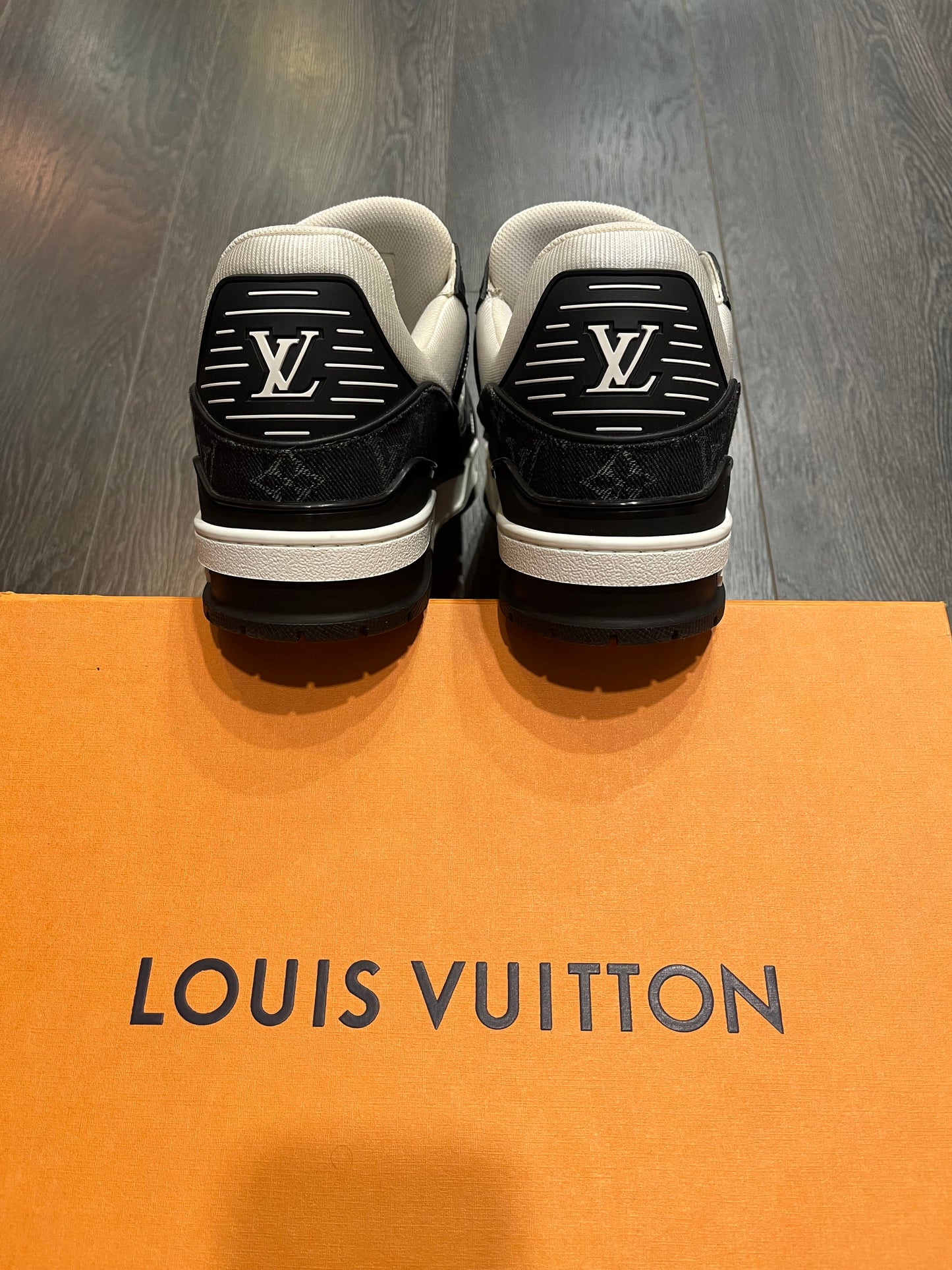 Louis Vuitton Trainer Black Denim