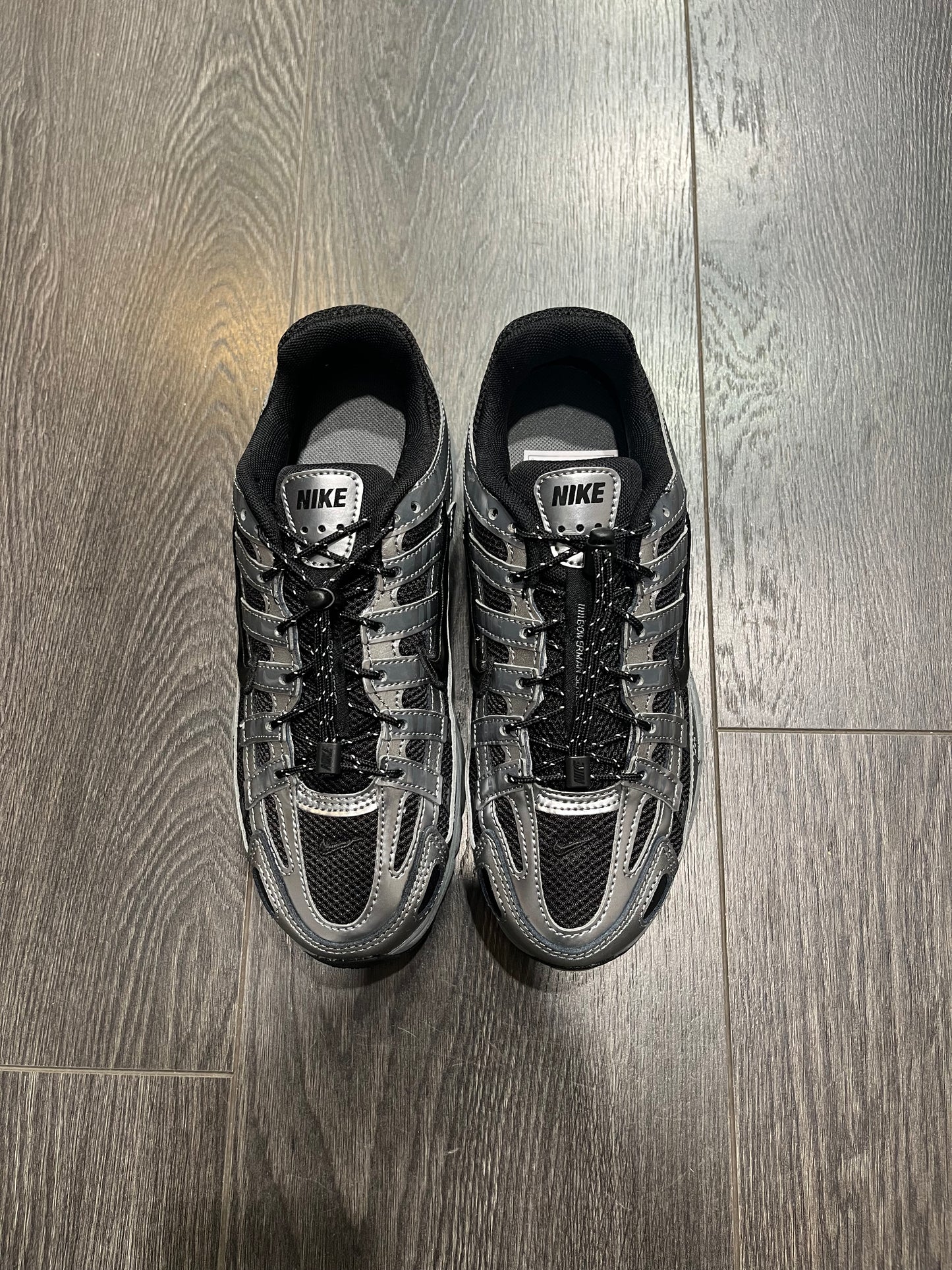 Nike P-6000 Metallic Black Silver