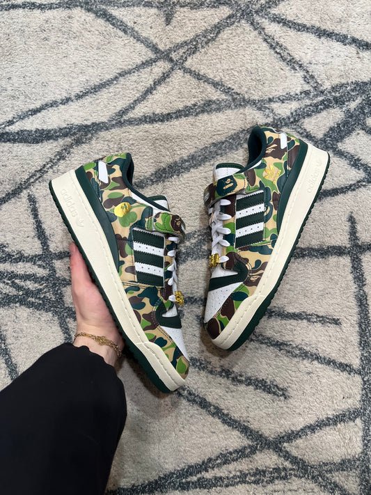Adidas Forum Low Bape Green
