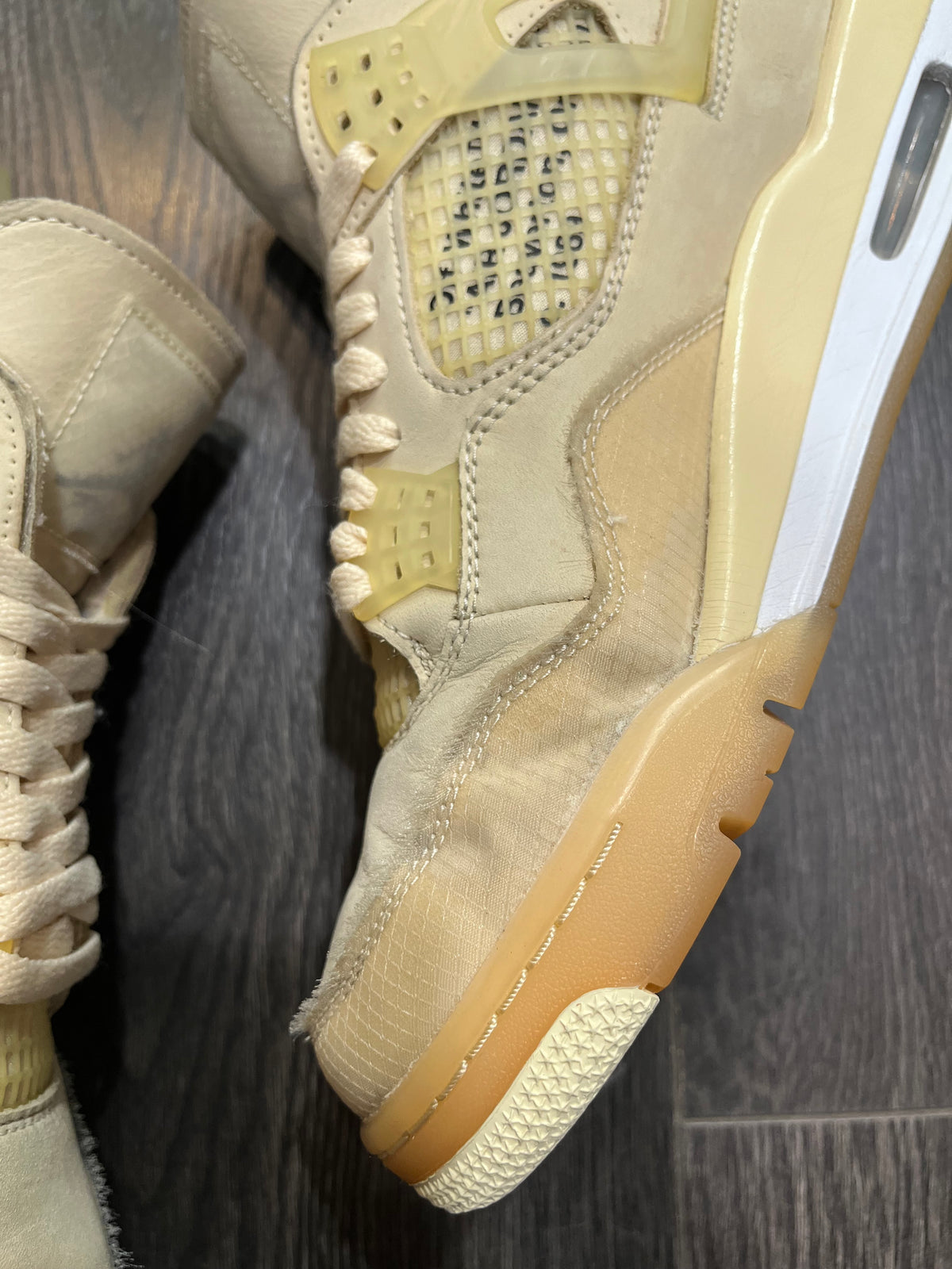 Air Jordan 4 Off White White Sail