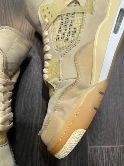 Air Jordan 4 Off White White Sail