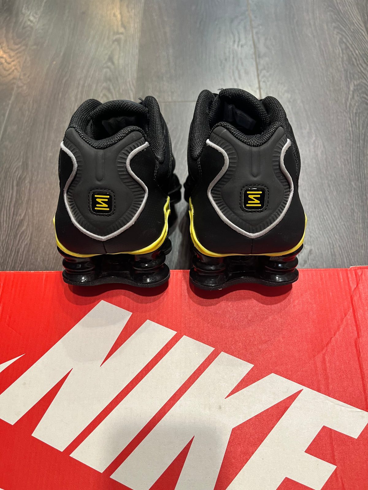 Nike Shox TL Black Silver Yellow