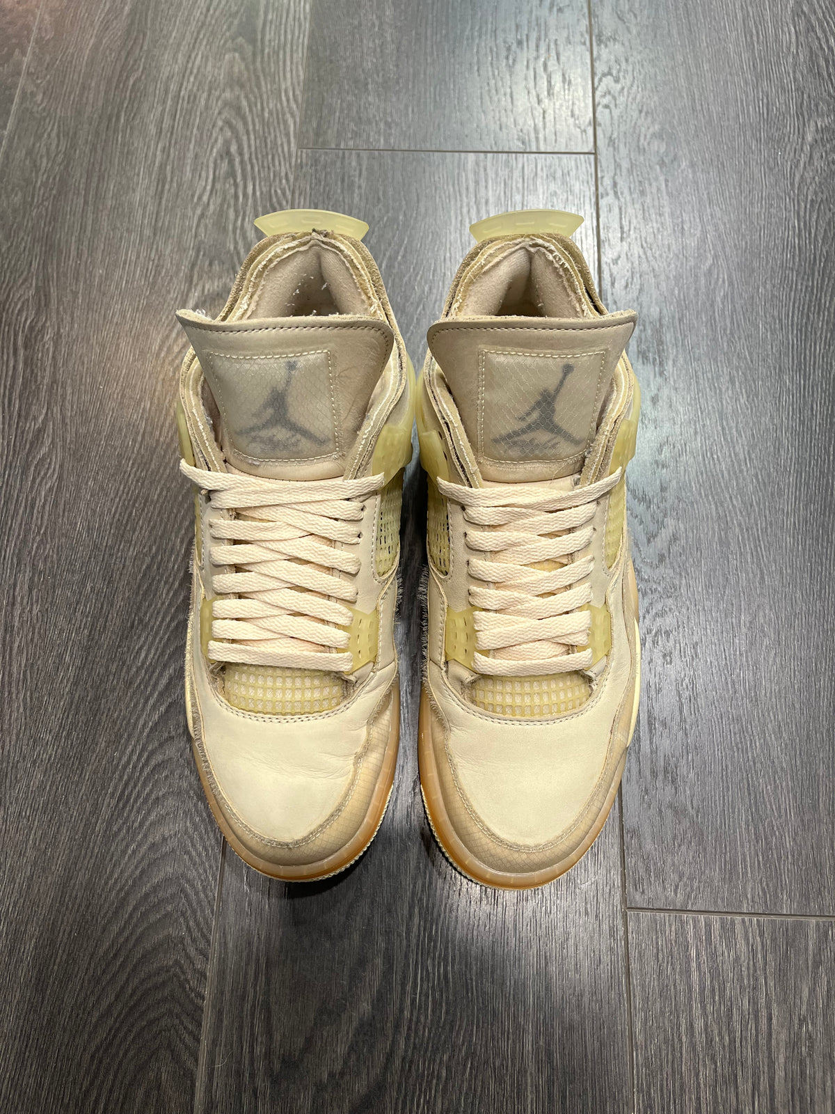 Air Jordan 4 Off White White Sail
