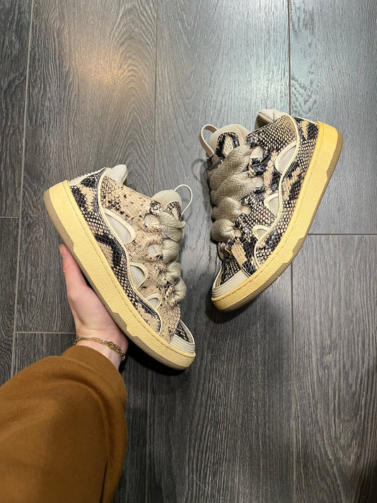 Lanvin Curb Snakeskin