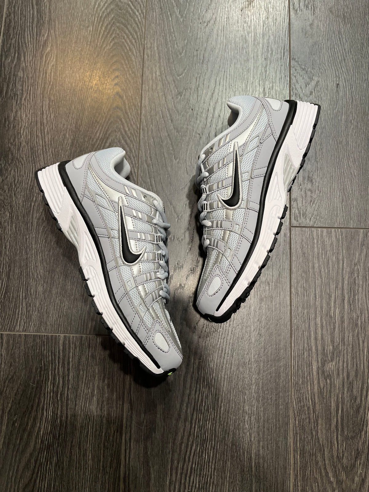 Nike P-6000 Wolf Grey Metallic Silver Black